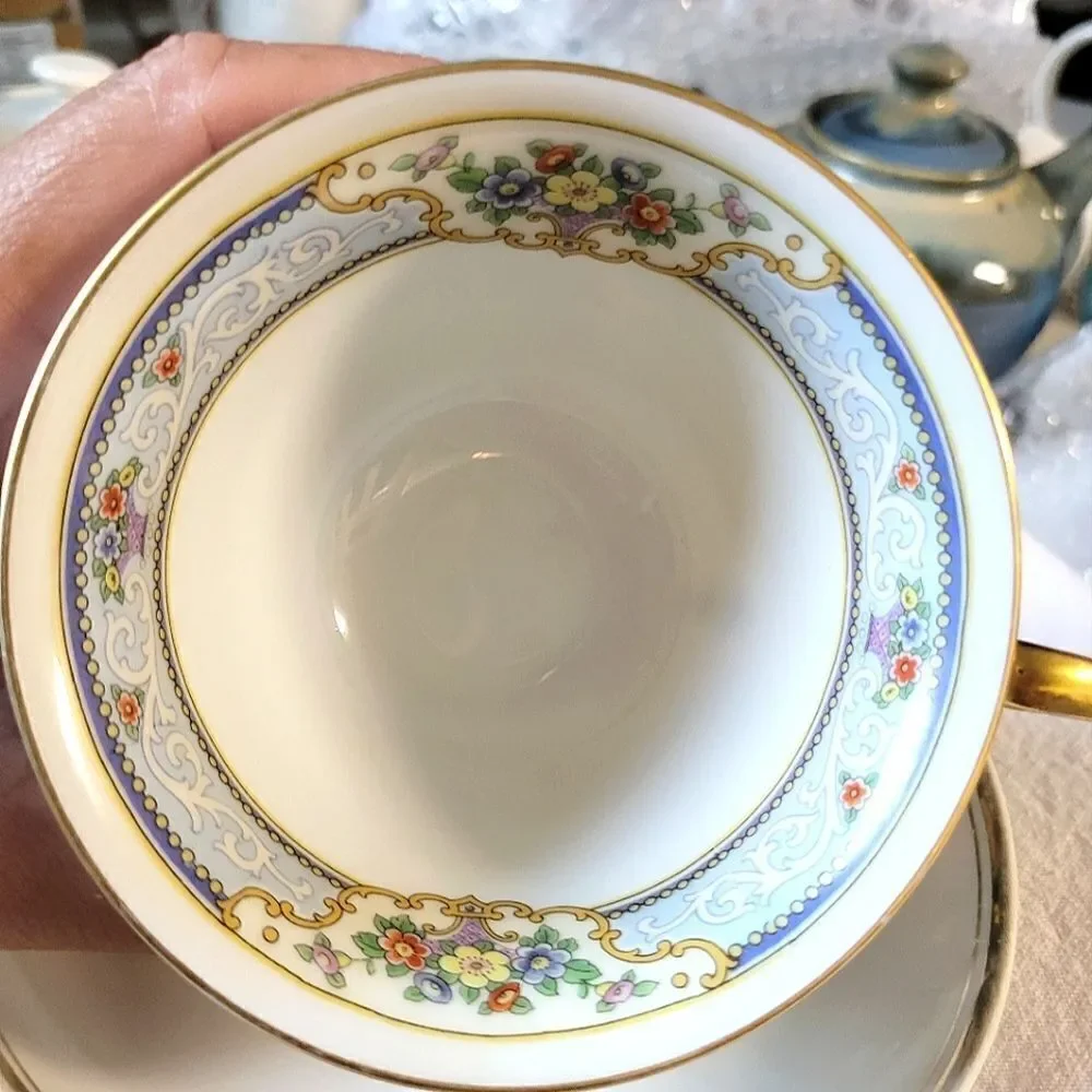 Vintage Thomas Bavaria teacup and saucer